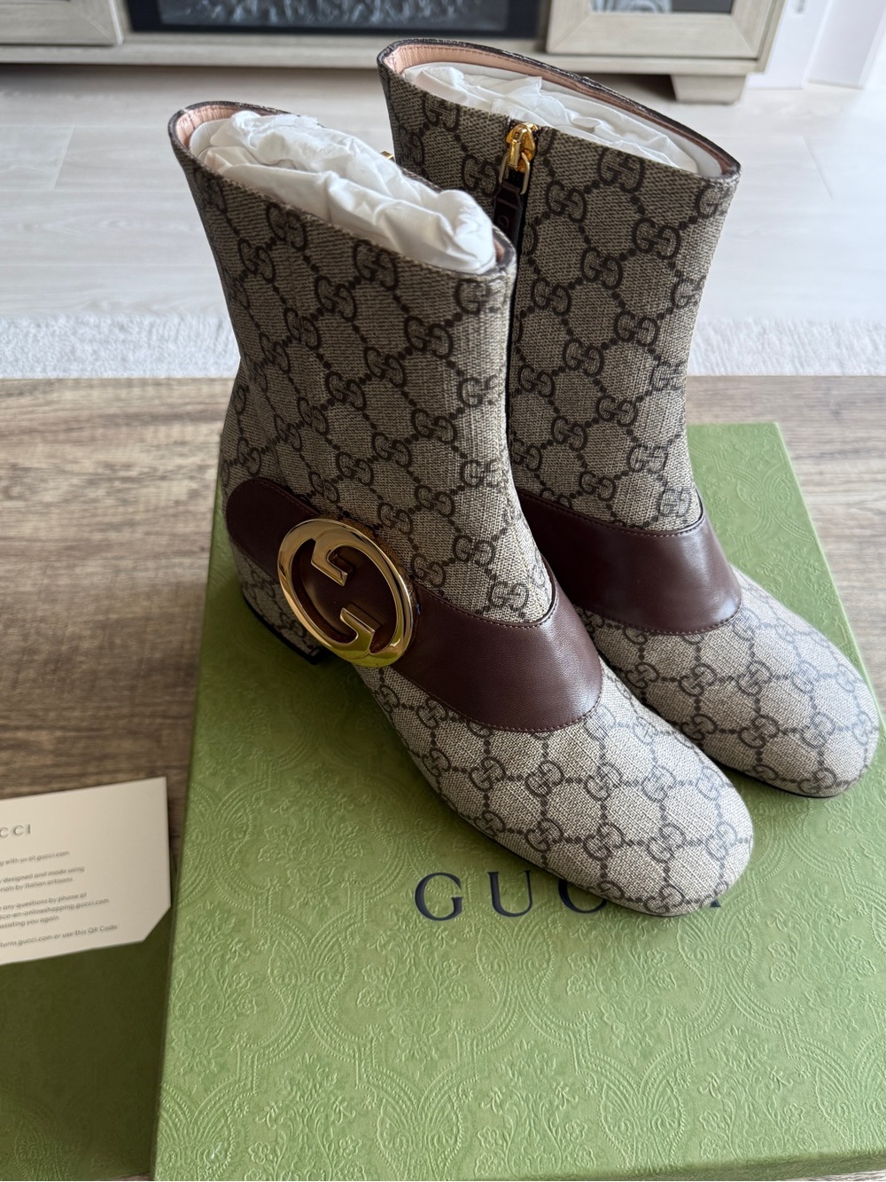 Gucci Blonde Women’s Ankle Boot